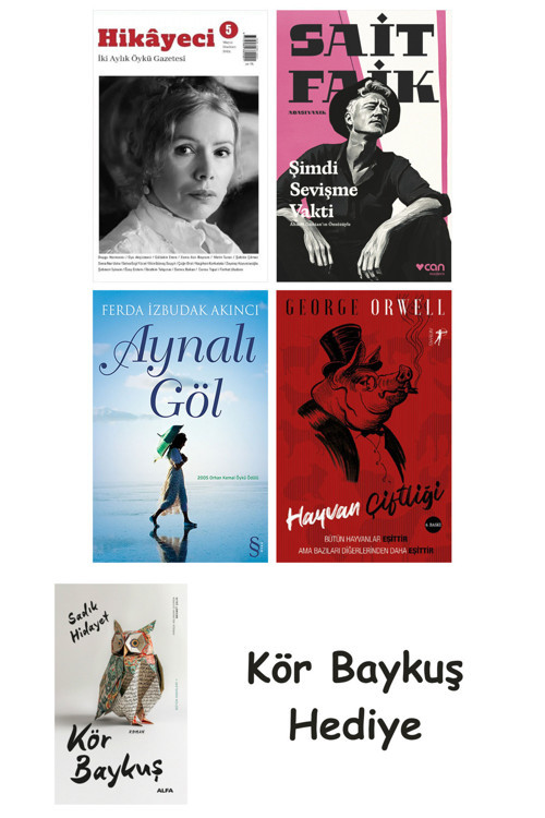 Hikayeci - 5 + Şimdi Sevişme Vakti + Aynalı Göl + Hayvan Çiftliği + Kör Baykuş