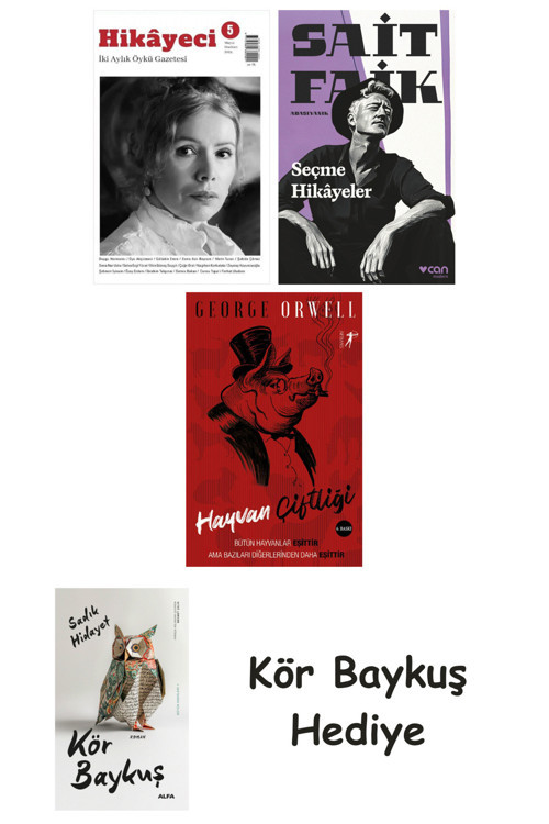 Hikayeci - 5 + Seçme Hikâyeler + Hayvan Çiftliği + Kör Baykuş