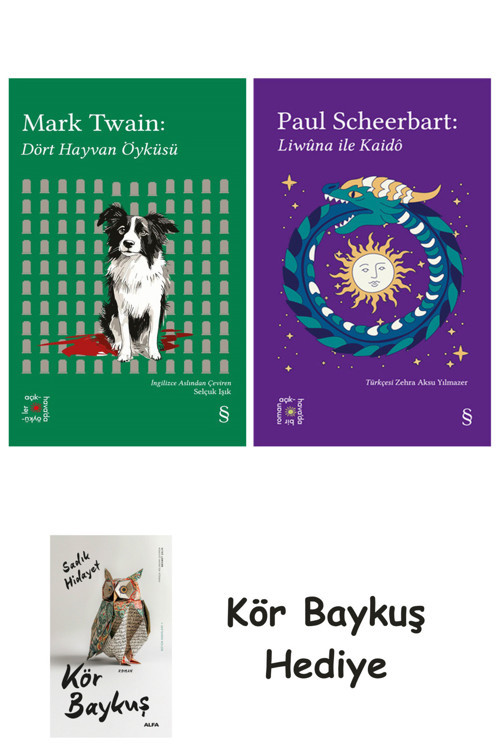 Everest Açıkhava 41 - Dört Hayvan Öyküsü + Everest Açıkhava 40 - Liwûna İle Kaidô + Kör Baykuş