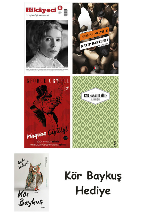Hikayeci - 5 + Katip Bartleby + Hayvan Çiftliği + Yaslı Mızıka + Kör Baykuş