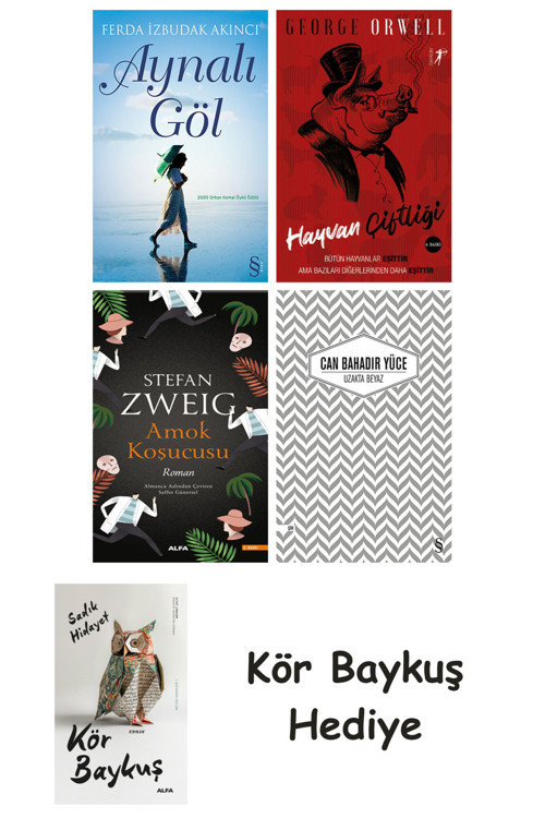 Aynalı Göl + Hayvan Çiftliği + Amok Koşucusu + Uzakta Beyaz + Kör Baykuş