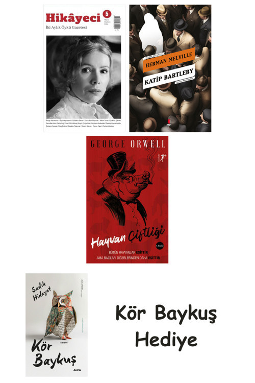 Hikayeci - 5 + Katip Bartleby + Hayvan Çiftliği + Kör Baykuş