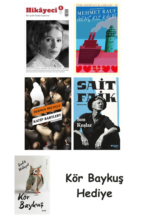 Hikayeci - 5 + Genç Kız Kalbi + Katip Bartleby + Son Kuşlar + Kör Baykuş