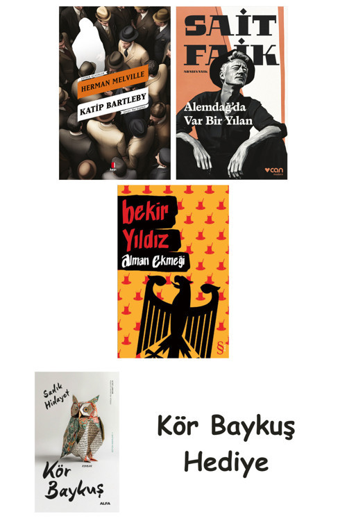 Katip Bartleby + Alemdağda Var Bir Yılan + Alman Ekmeği + Kör Baykuş