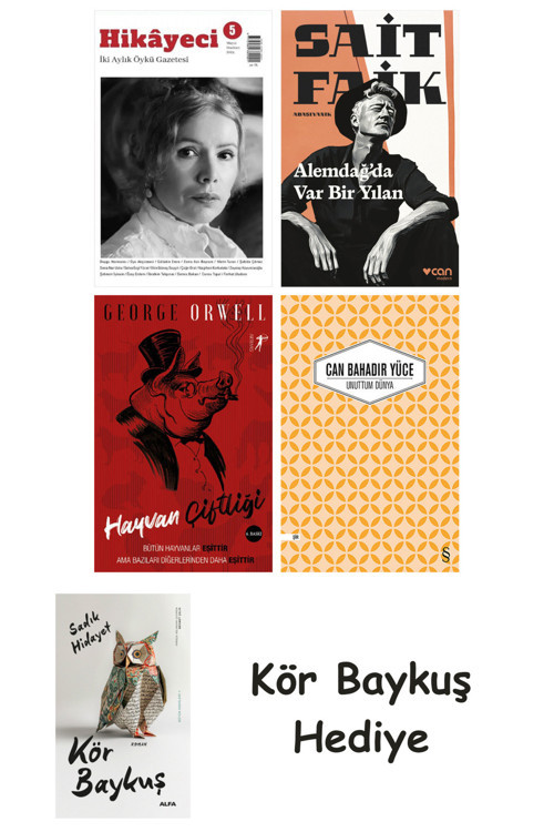 Hikayeci - 5 + Alemdağda Var Bir Yılan + Hayvan Çiftliği + Unuttum Dünya + Kör Baykuş