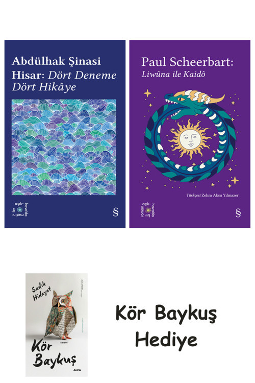 Everest Açıkhava 42 - Dört Deneme Dört Hikâye + Everest Açıkhava 40 - Liwûna İle Kaidô + Kör Baykuş