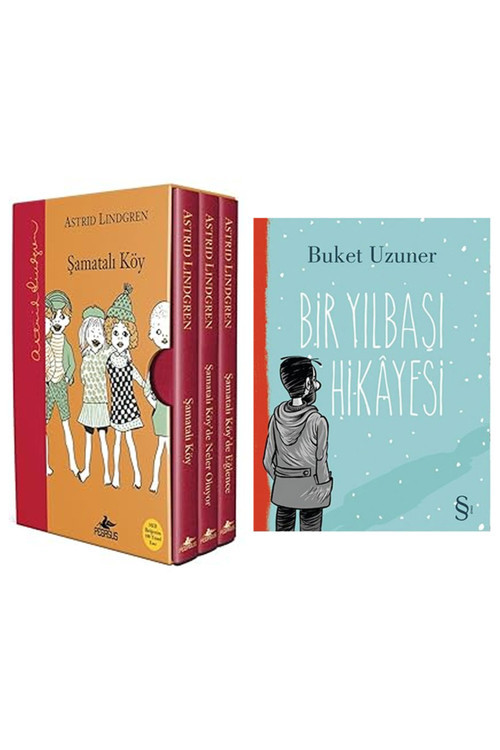 Şamatalı Köy Serisi (3 Kitap Takım - Ciltli) + Bir Yılbaşı Hikayesi