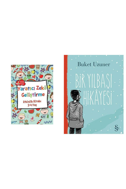 Yaratıcı Zeka Geliştirme - Etkinlik Kitabı (3-4 Yaş) + Bir Yılbaşı Hikayesi