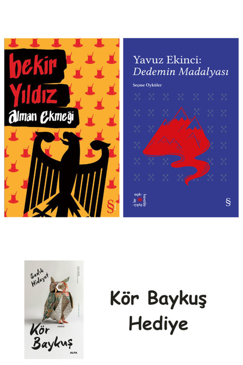 Alman Ekmeği + Everest Açıkhava 39 - Dedemin Madalyası + Kör Baykuş
