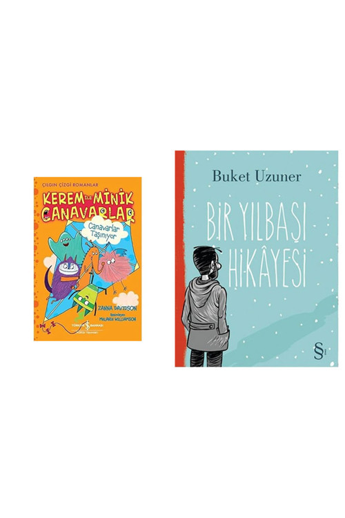 Kerem İle Minik Canavarlar - Canavarlar Taşınıyor: Çılgın Çizgi Romanlar + Bir Yılbaşı Hikayesi