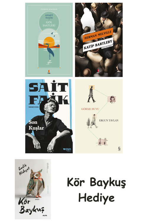 Göl Saatleri + Katip Bartleby + Son Kuşlar + Görme Huyu + Kör Baykuş