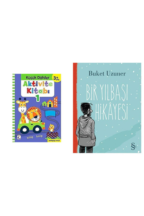 Küçük Dahiler Aktivite Kitabı 1 (3+ Yaş): Pedagog Onaylı + Bir Yılbaşı Hikayesi