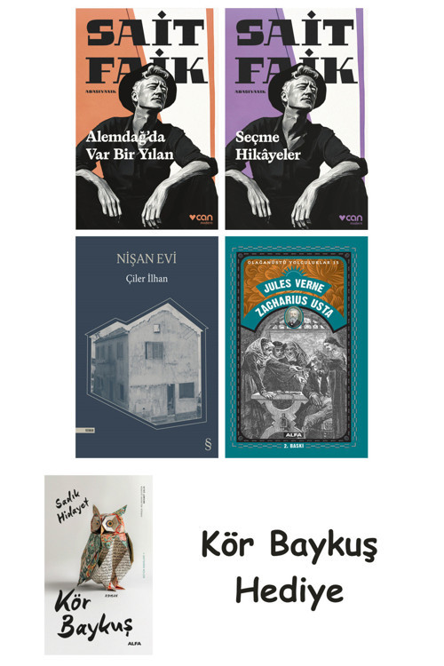 Alemdağda Var Bir Yılan + Seçme Hikâyeler + Nişan Evi + Zacharius Usta + Kör Baykuş