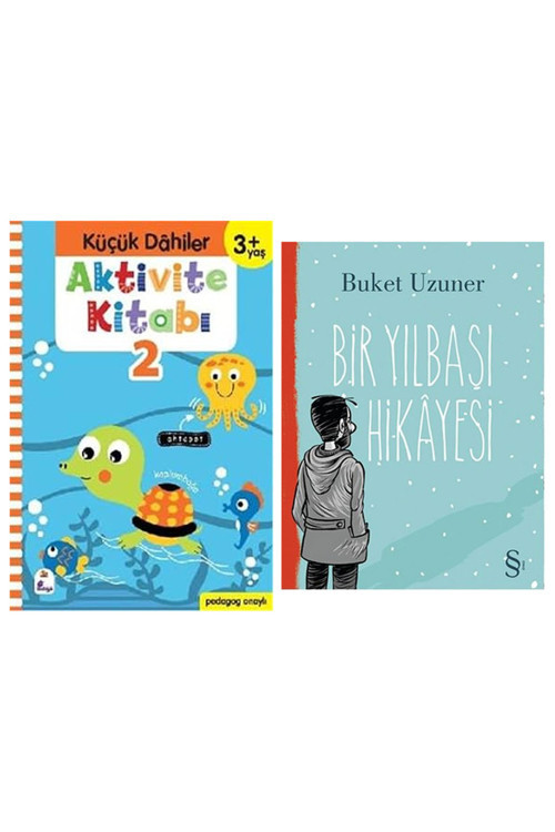 Aktivite Kitabı 2 - Küçük Dahiler 3+ Yaş: Pedagog Onaylı + Bir Yılbaşı Hikayesi