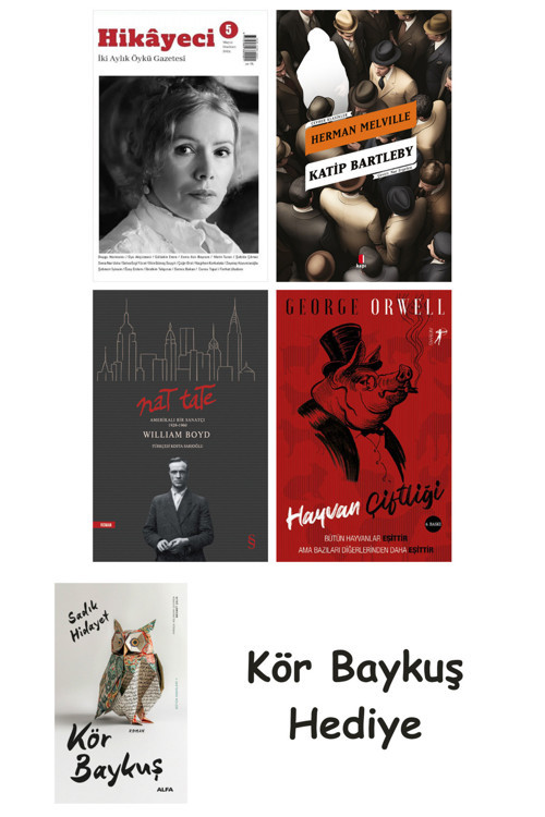 Hikayeci - 5 + Katip Bartleby + Nat Tate + Hayvan Çiftliği + Kör Baykuş