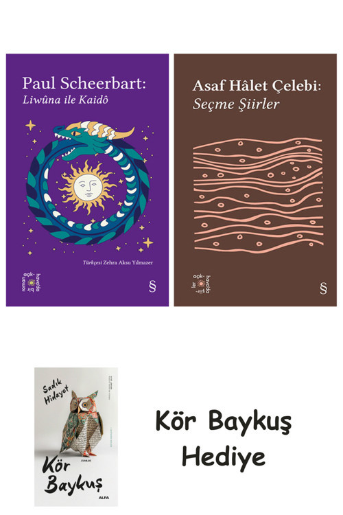 Everest Açıkhava 40 - Liwûna İle Kaidô + Everest Açıkhava 35 - Seçme Şiirler + Kör Baykuş
