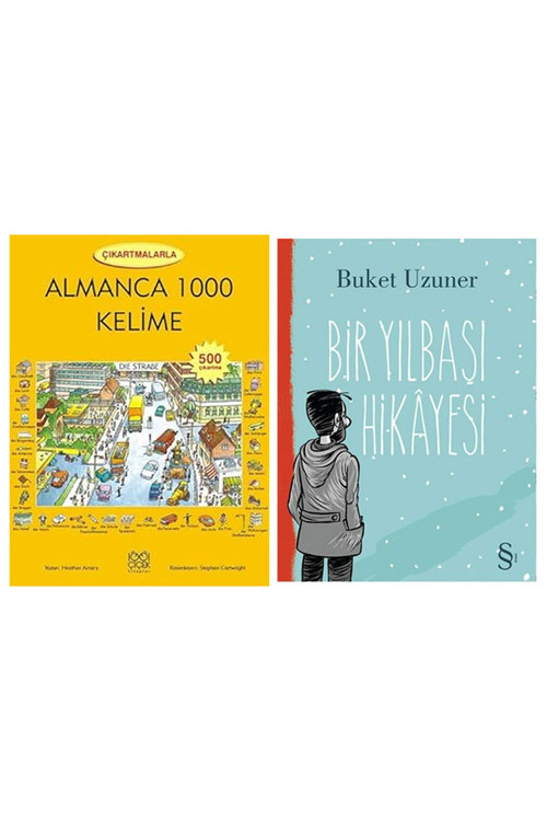 Çıkartmalarla Almanca 1000 Kelime + Bir Yılbaşı Hikayesi