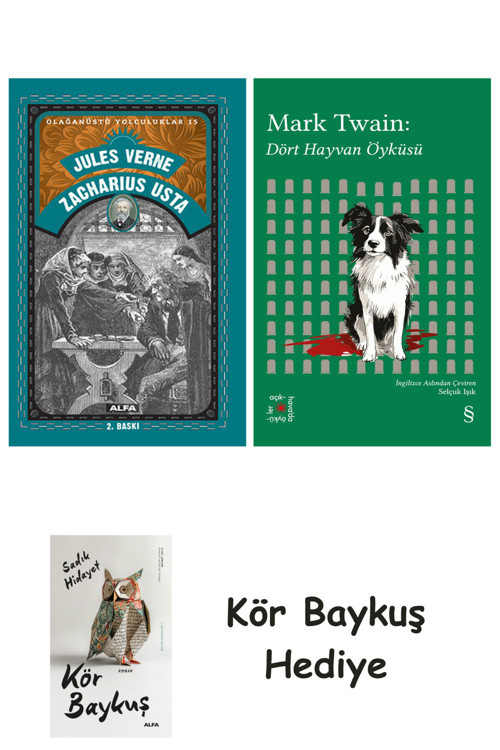 Zacharius Usta + Everest Açıkhava 41 - Dört Hayvan Öyküsü + Kör Baykuş