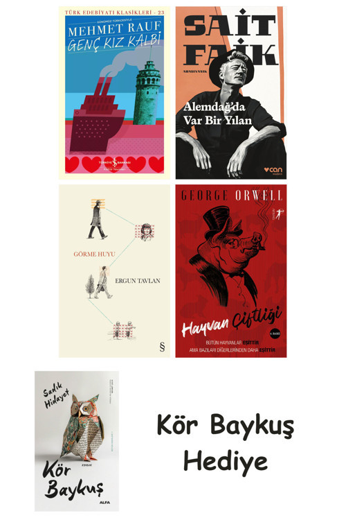 Genç Kız Kalbi + Alemdağda Var Bir Yılan + Görme Huyu + Hayvan Çiftliği + Kör Baykuş