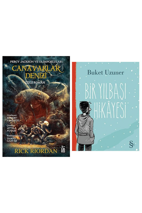 Percy Jackson Ve Olimposlular Canavarlar Denizi - Çizgi Roman + Bir Yılbaşı Hikayesi