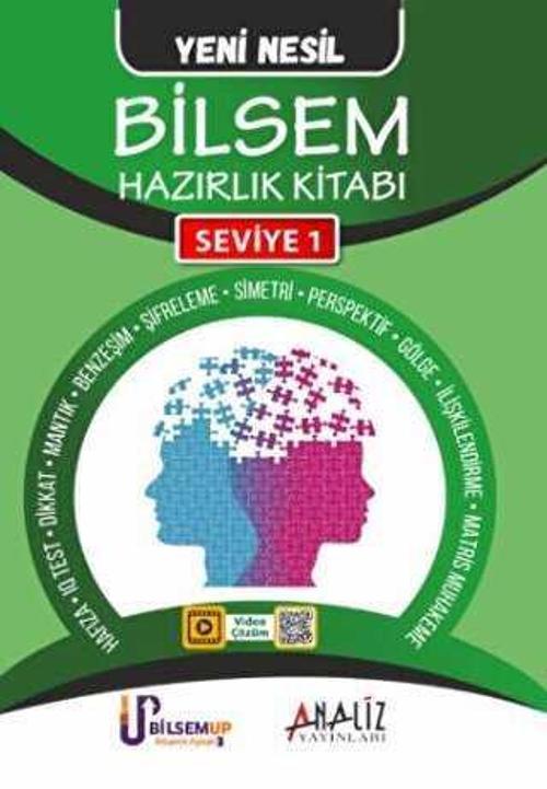 BİLSEM HAZIRLIK KİTABI YENİ NESİL SEVİYE 1 - ANALİZ YAYINLARI