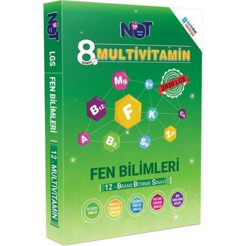 8.SINIF FEN BİLİMLERİ 12 DENEME 1.DÖNEM MULTİVİTAMİN - BİNOT YAYINLARI