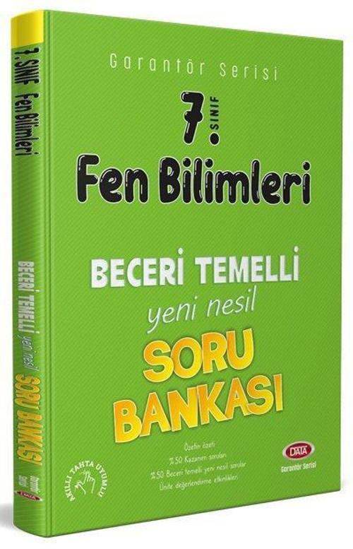 7.SINIF FEN BİLİMLERİ SORU BANKASI GARANTÖR SERİSİ - DATA YAYINLARI