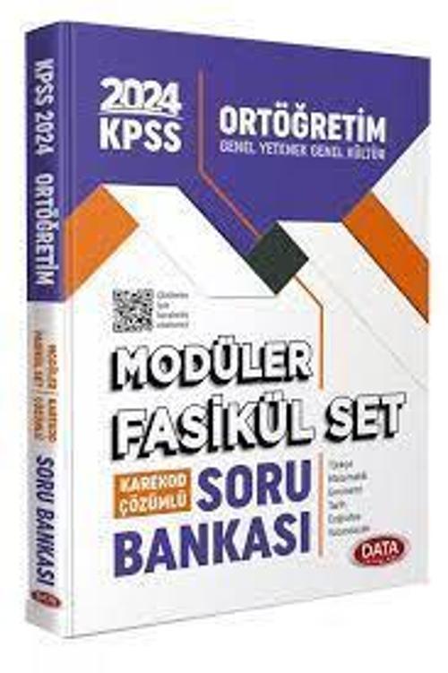 KPSS GENEL YETENEK GENEL KÜLTÜR MODÜLER FASİKÜL SET S.B ORTAÖĞRETİM 2024 - DATA
