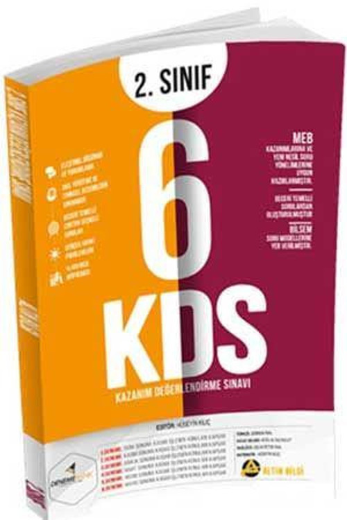 2.SINIF KDS 6 DENEME - DENEMEBANK YAYINLARI