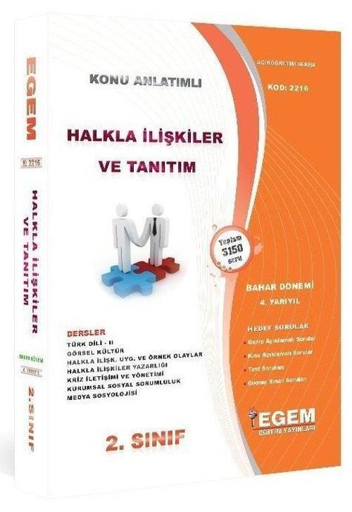 2.SINIF 4.YARIYIL HALKLA İLİŞKŞİLER VE TANITIM BAHAR DÖNEMİ - EGEM