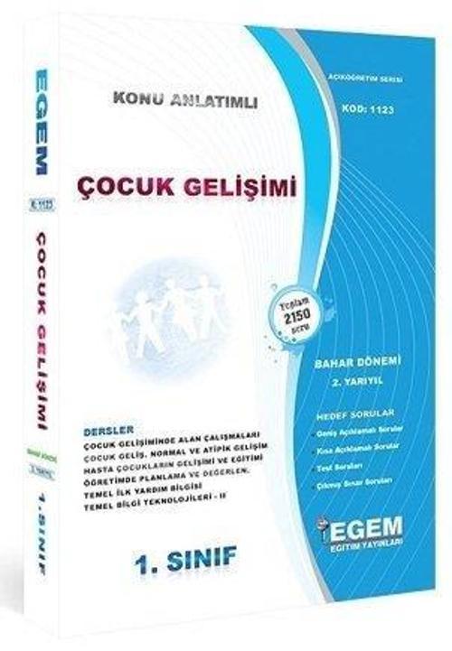 1.SINIF 2.YARIYIL ÇOCUK GELİŞİMİ KONU ANLATIM BAHAR DÖNEMİ - EGEM