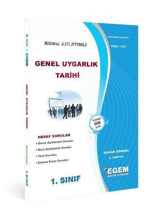 1.SINIF 2.YARIYIL GENEL UYGARLIK TARİHİ BAHAR DÖNEMİ - EGEM