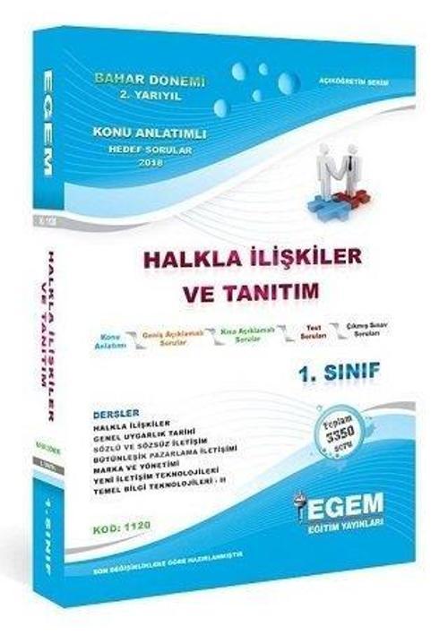 1.SINIF 2.YARIYIL HALKLA İLİŞKİLER BAHAR DÖNEMİ - EGEM