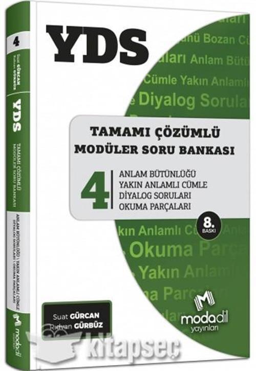Modadil Yayınları YDS SORU BANKASI SERİ 4