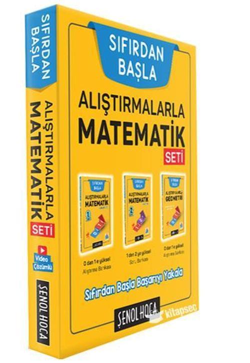 ALIŞTIRMALARLA MATEMATİK SIFIRDAN BAŞLA SETİ - ŞENOL HOCA YAYINLARI