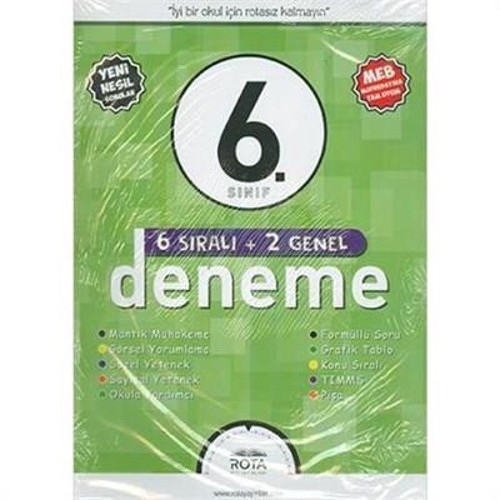 6.SINIF 6 SIRALI+2 GENEL DENEME - ROTA YAYINLARI