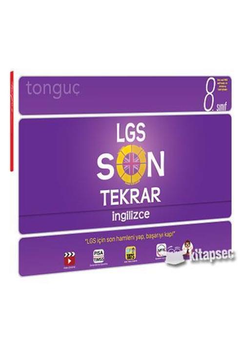 8.SINIF LGS SON TEKRAR İNGİLİZCE - TONGUÇ