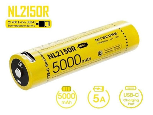 NITECORE 5000MAH 3.6V USB SARJLI PIL