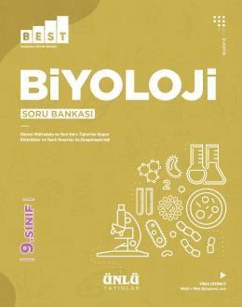 9.SINIF BİYOLOJİ SORU BANKASI BEST - ÜNLÜ YAYINLARI