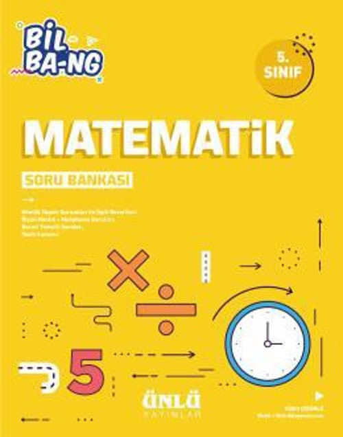 5.SINIF MATEMATİK SORU BANKASI BİL BANG - ÜNLÜ YAYINLARI