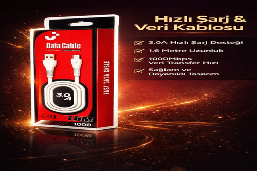 2 adet SpeedCore 1000X Şarj & Veri Kablosu