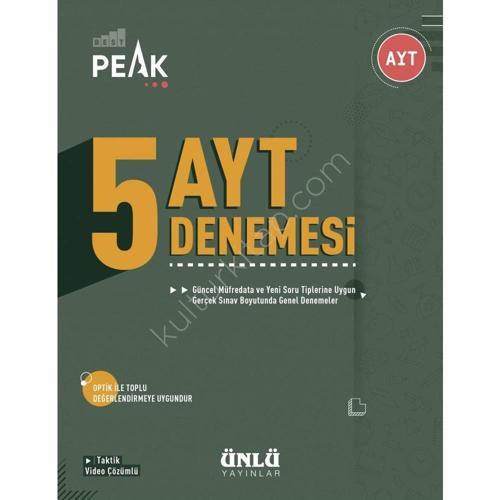 AYT 5 Lİ DENEME ( BEST PEAK ) - ÜNLÜ YAYINLARI