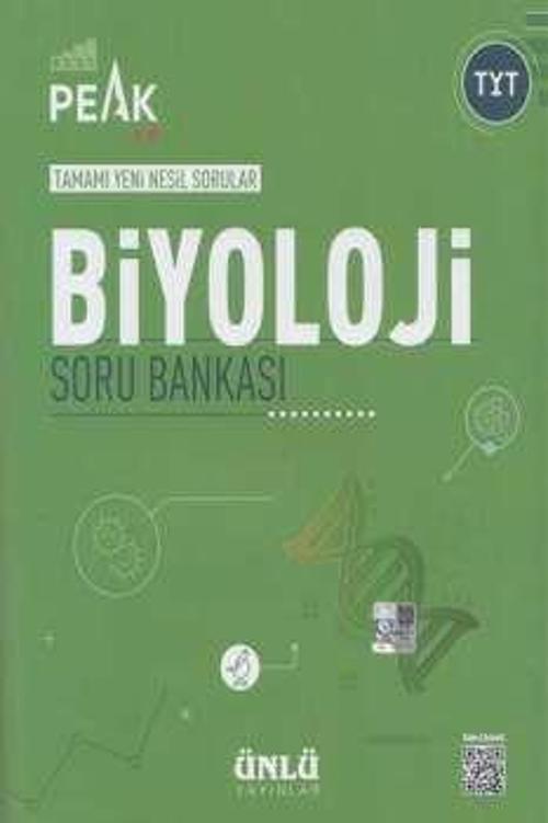 TYT BİYOLOJİ SORU BANKASI TAMAMI YENİ NESİL PEAK - ÜNLÜ