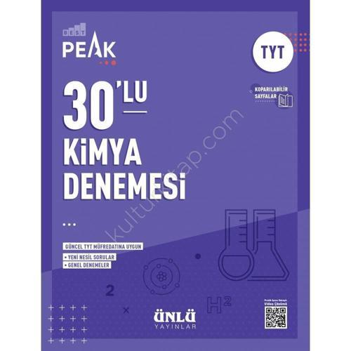 TYT KİMYA 30'LU DENEME  ( BEST PEAK ) - ÜNLÜ YAYINLARI