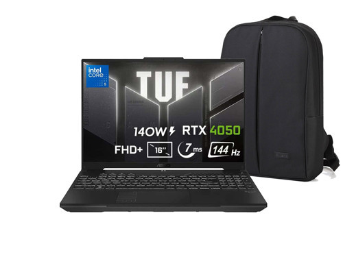 TUF Gaming FX607VU-RL146 FR100 Intel Core 5 210H 32 GB 2 TB RTX4050 Windows 11 Home 16" Oyun Bilgisayarı + Çanta