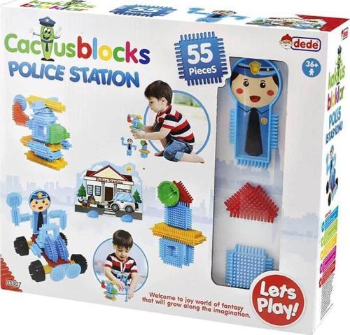 Kaktüs Blocks 55 Parça Polis İstasyonu Eğitici Öğretici