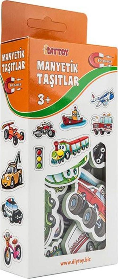 Manyetik Mıknatıslı Taşıtlar 30 Parça Lisanlı Ürün