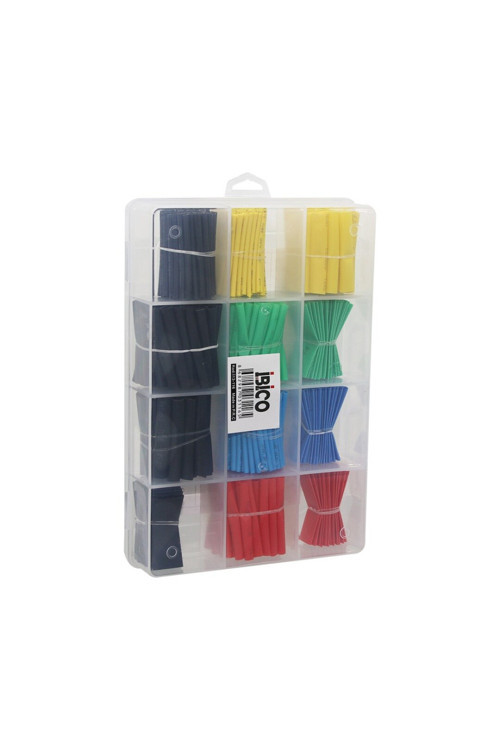 530PCS MAKARON KABLO TAMİR SETİ ISIYLA BÜZÜŞMELİ DARALAN HORTUM (4915)