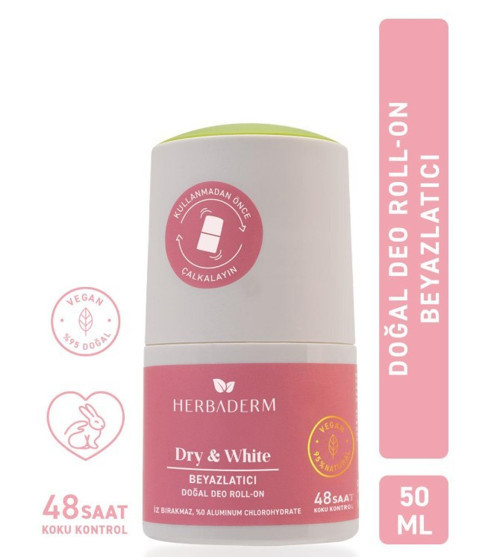 Dry White Beyazlatıcı Deo Roll On 50 ml