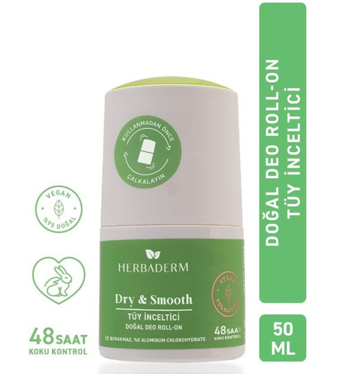 Dry Smooth Doğal Deo Roll On 50 ml